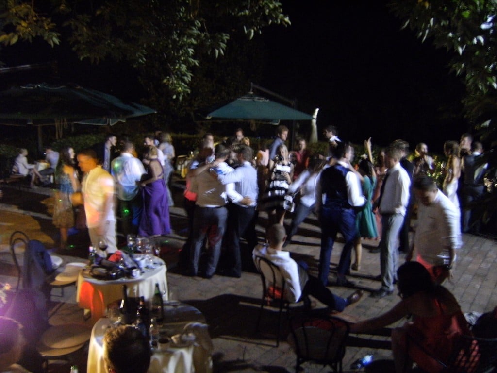 Villa Dievole wedding party